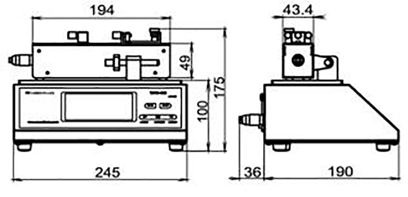 baty/贝迪 液晶触摸屏分体注射泵 99-4040-338 1μm/min～150mm/min