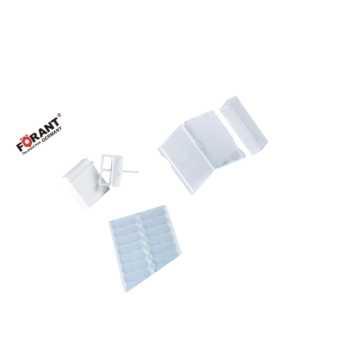FORANT/泛特 优质塑料载玻片盒 优质塑料 白色 99900977 1包