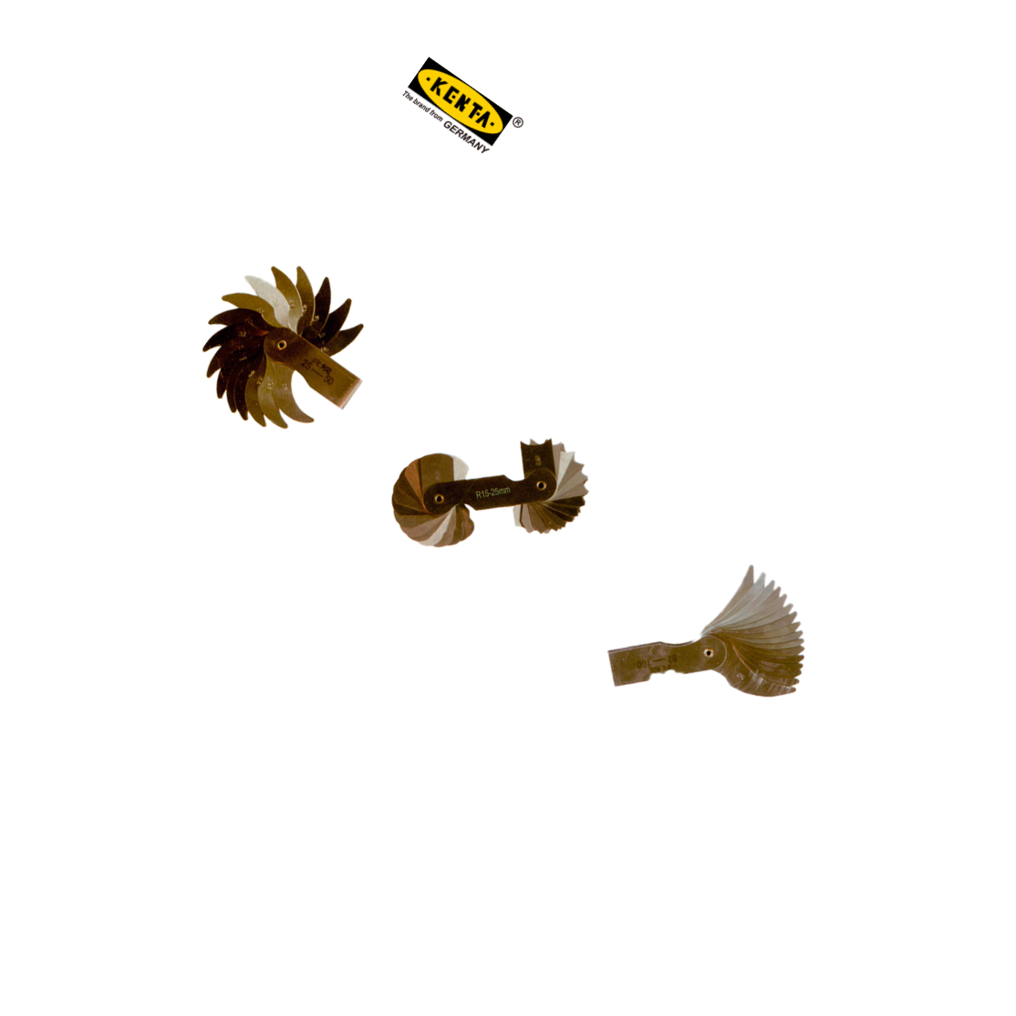 KENTA/克恩达 16片半径规 7.0~14.5mm 16片 7.0~14.5mm KT9-2020-42 1把