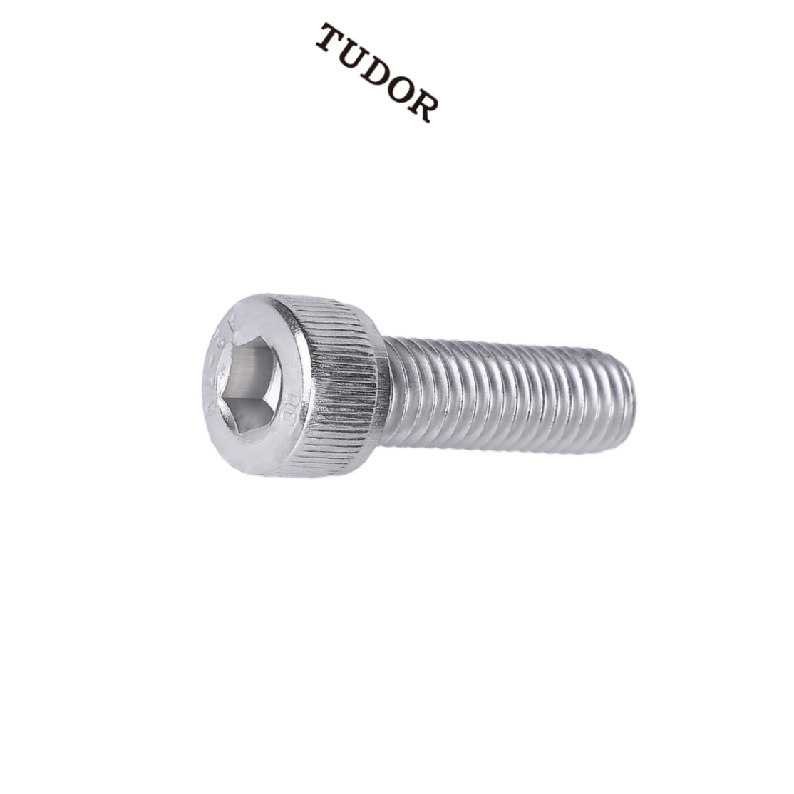 TUDOR/帝都 不锈钢 内六角螺丝 DIN912 不锈钢304 A2-70 本色 0.02kg M4 粗牙 16mm 全牙 正 2T2671 1支