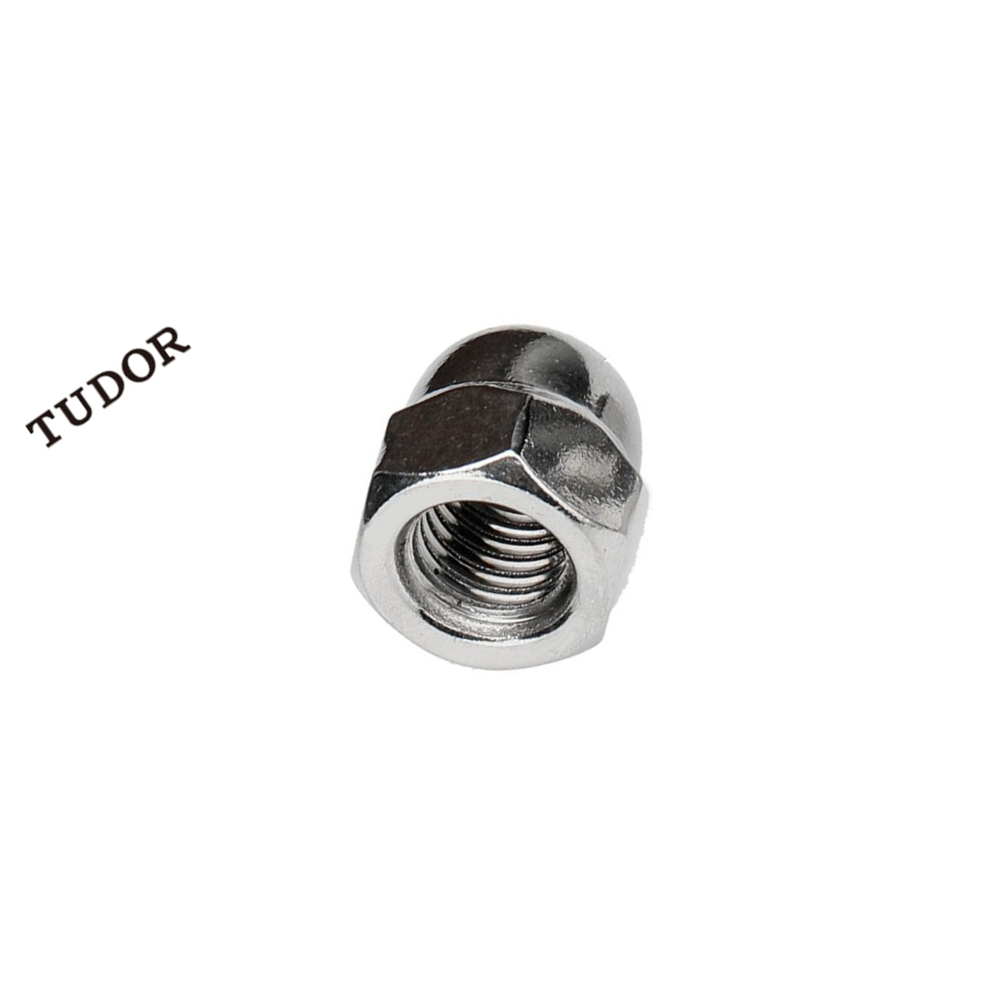 TUDOR/帝都 不锈钢 螺帽 盖型 DIN1587 不锈钢 本色 否 M4 粗牙 全牙 正 2T3997 1支