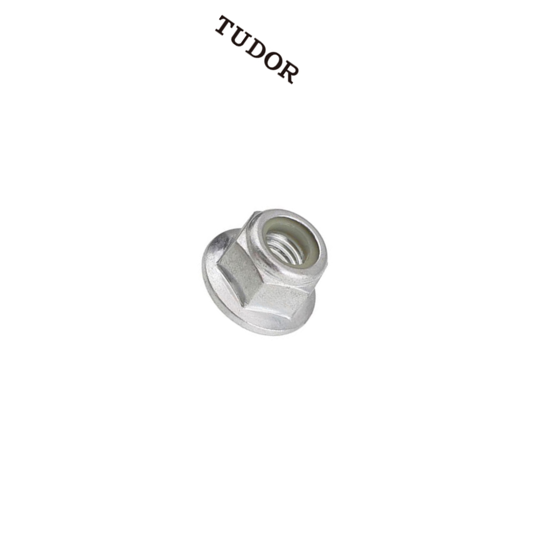 TUDOR/帝都 不锈钢 螺帽 尼龙法兰 DIN6926 不锈钢 本色 M5 粗牙 全牙 正 2T4071 1支