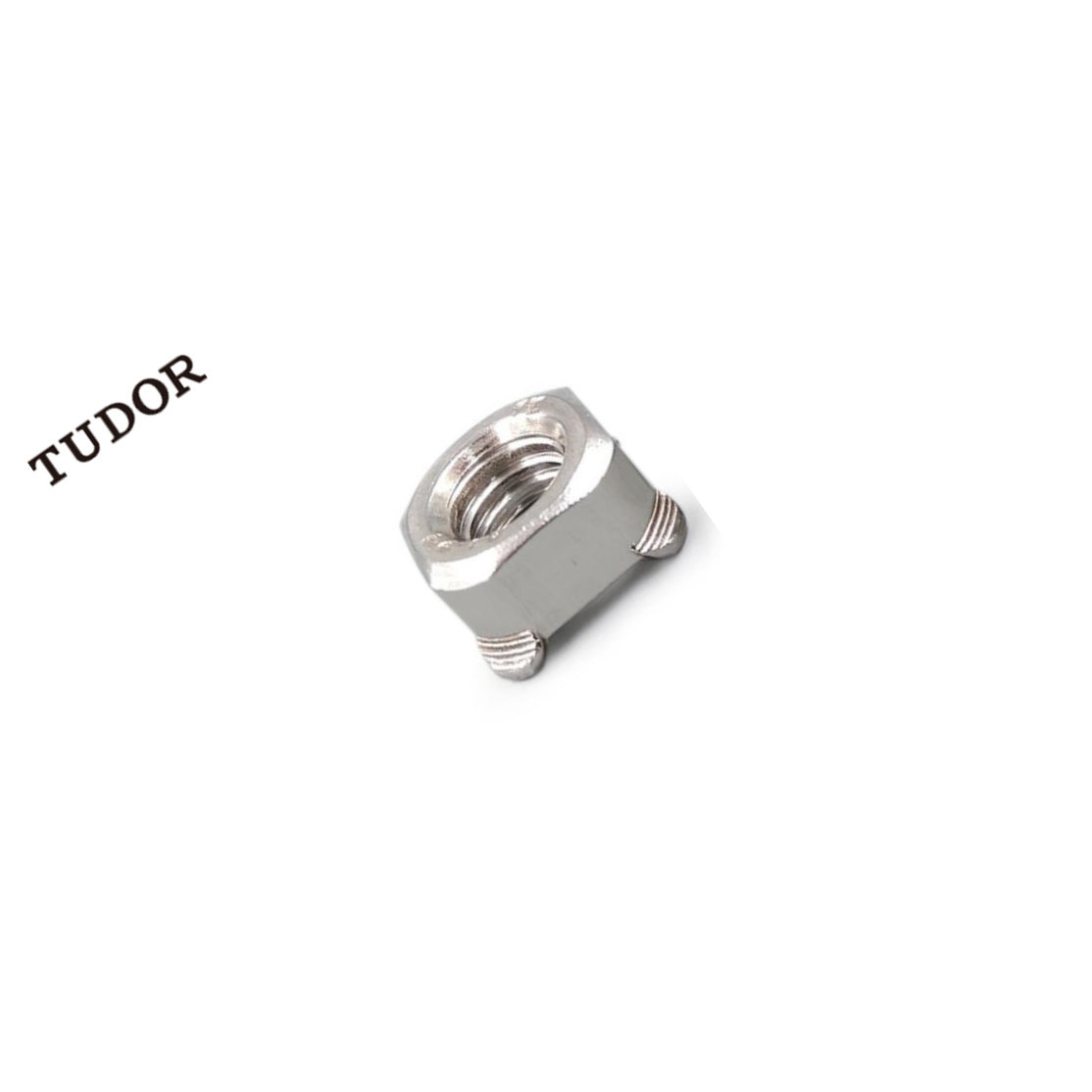 TUDOR/帝都 不锈钢 螺帽 四方焊接 DIN928 不锈钢 本色 M4 粗牙 全牙 正 2T4081 1支