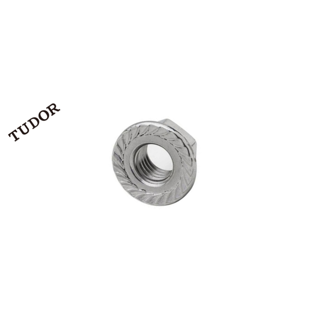 TUDOR/帝都 不锈钢法兰螺母 DIN6923 不锈钢 本色 M8 粗牙 2T7024 1支