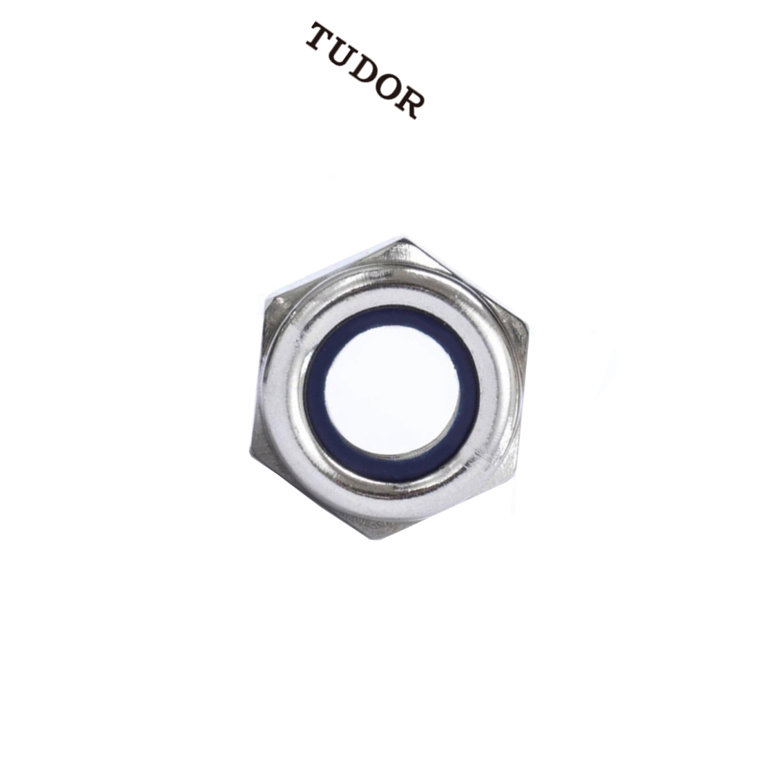 TUDOR/帝都 不锈钢尼龙螺母  DIN985 不锈钢 本色 否 M8 粗牙 尼龙66 正 2T7028 1支
