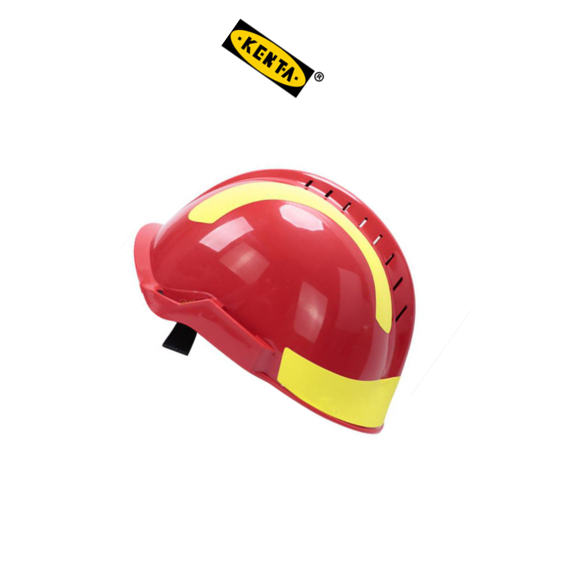 KENTA/克恩达 消防红色救援头盔、支架 红色 ABS 19-119-502 1件