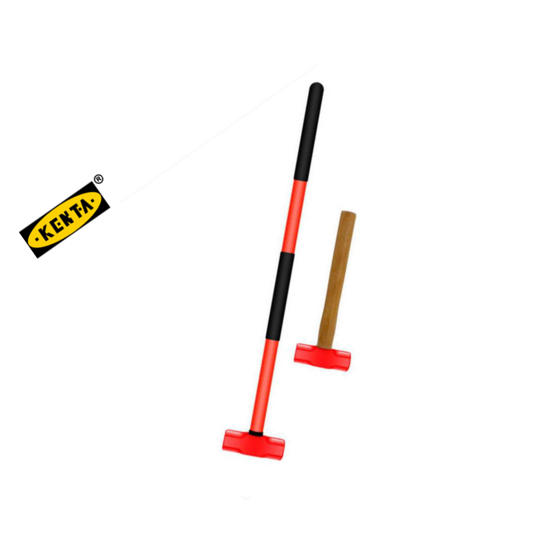 KENTA/克恩达 消防8磅防震八角锤 钢 6.2斤 15.9cm 15.2cm 96cm 抛光 19-119-612 1件