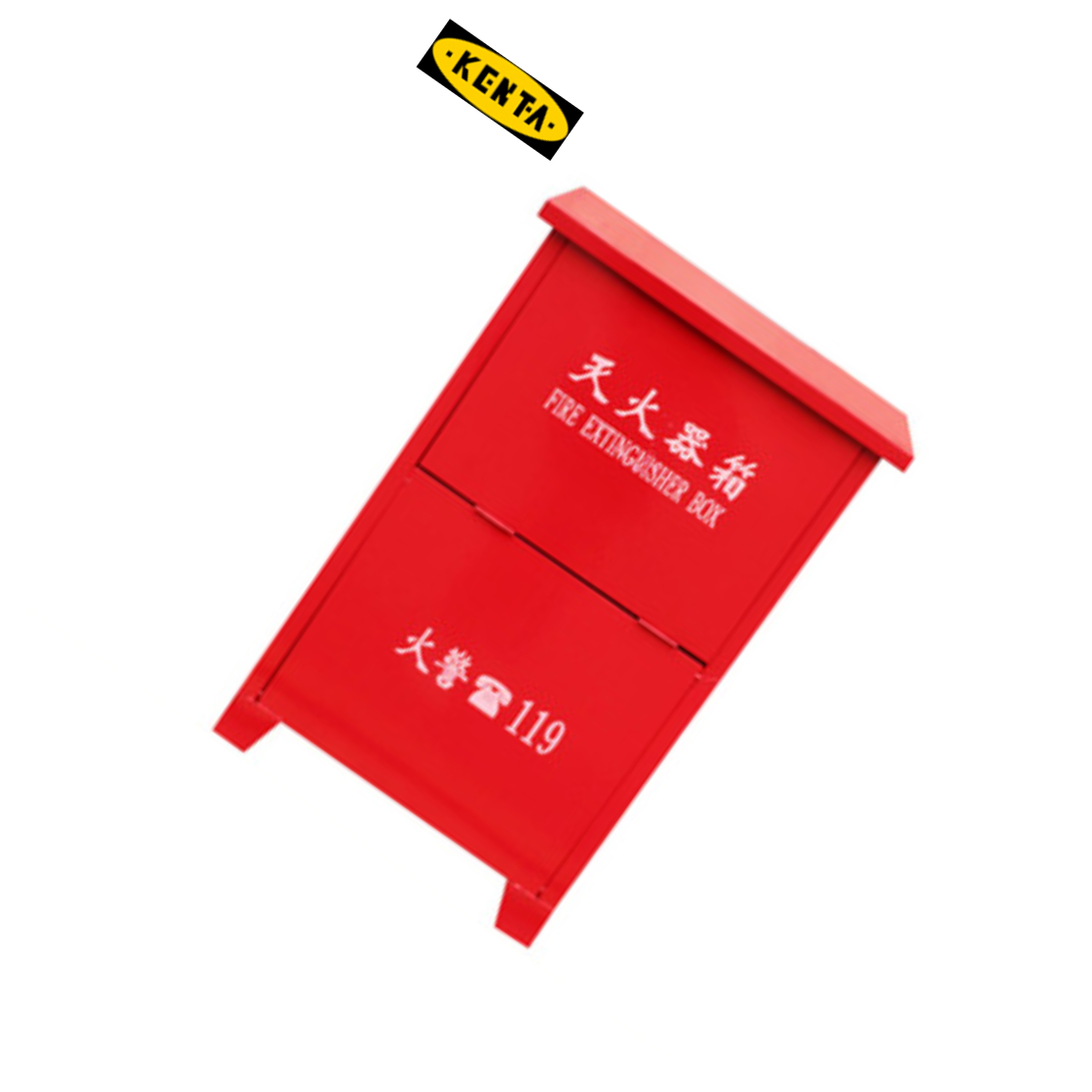 KENTA/克恩达 2kg消防干粉灭火器箱子(空箱) 不锈钢 19-119-63 1件