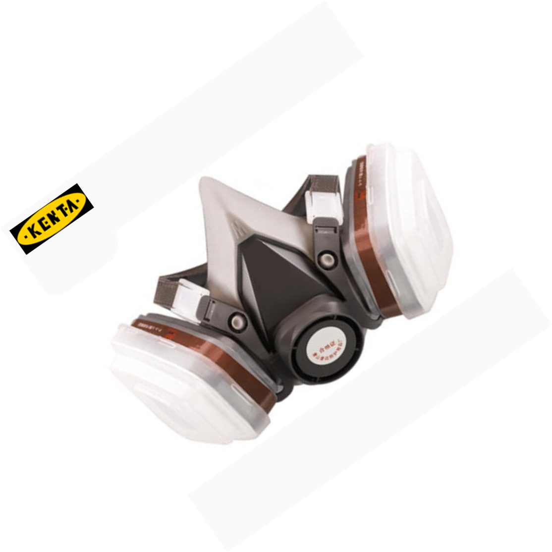 KENTA/克恩达 消防半面罩配3号滤毒盒 有机气体与蒸汽 7 19-119-907 1件