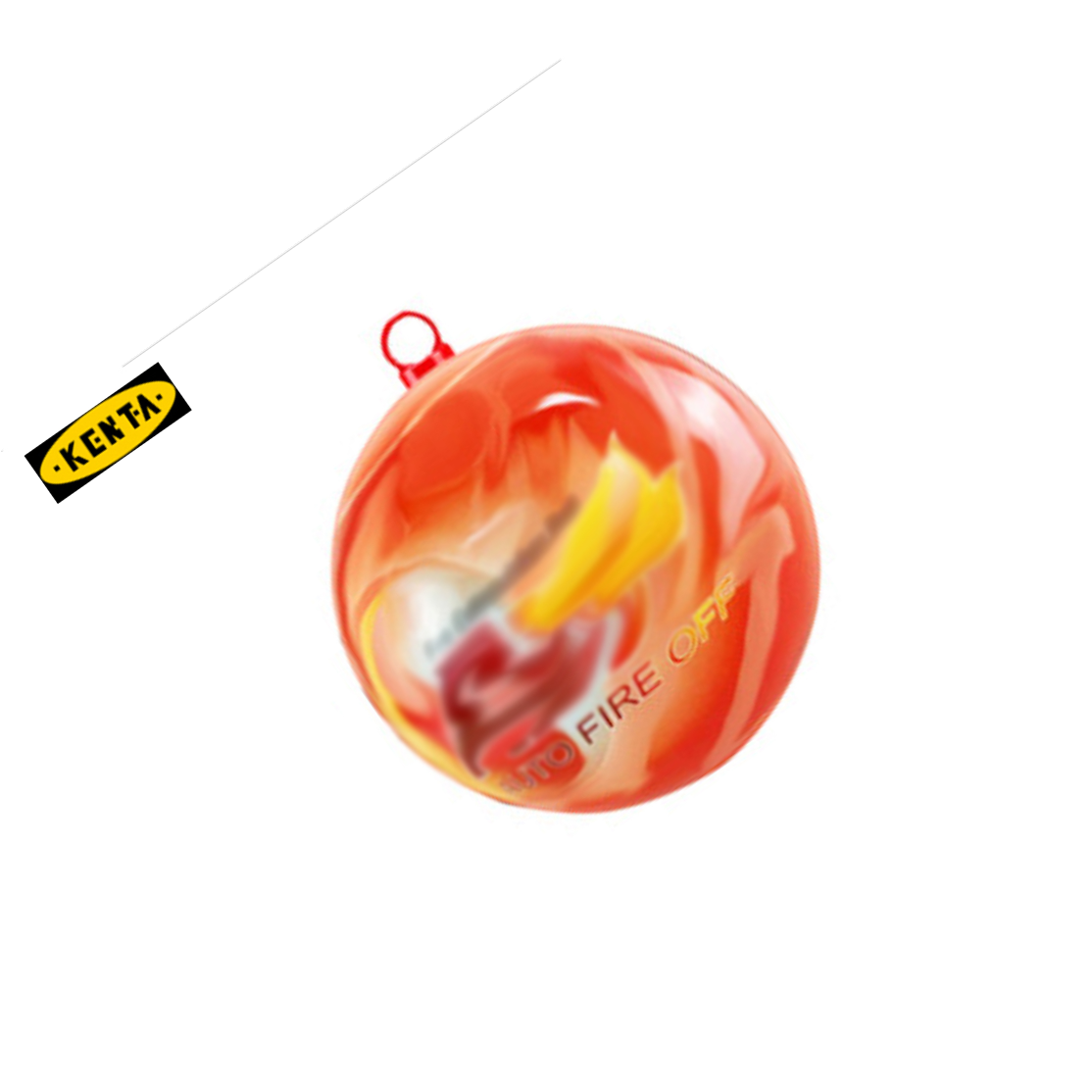 KENTA/克恩达 干粉灭火器悬挂版AFO(送挂钩) 1.3kg 19-119-97 1件