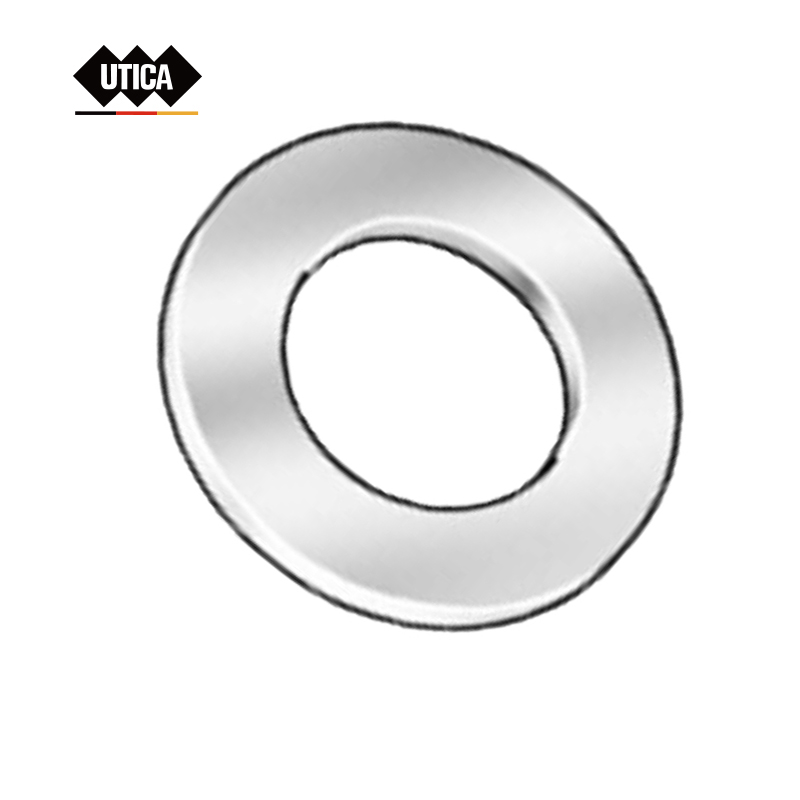 UTICA/优迪佧 平垫圈 DIN125A 碳钢 4.8级 GE70-400-102 1盒