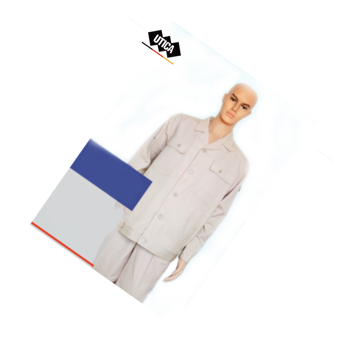 UTICA/优迪佧 夏装上衣 均码 卡其色 全棉 GE70-400-17 1件