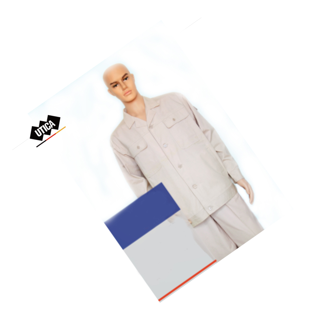 UTICA/优迪佧 夏装上衣 均码 卡其色 全棉 GE70-400-17 1件