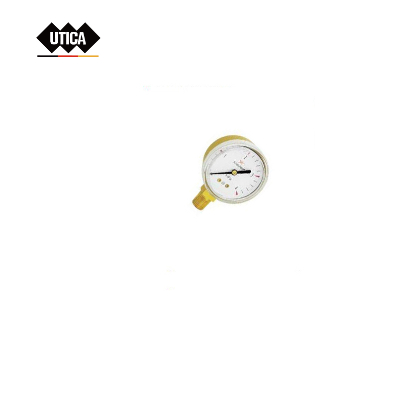 UTICA/优迪佧 压力表 径向 2"(50mm) 4Mpa  铁壳喷塑 径向 1/4“NPT 2.5 否 GE70-400-1927 1件