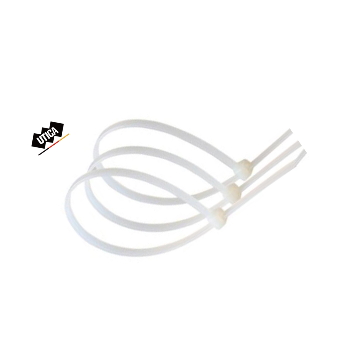 UTICA/优迪佧 自锁式扎带 CV系列 200mm 4.5mm 50mm 22Kg 白色 自锁式扎线带  尼龙 66 GE70-400-2496 1包