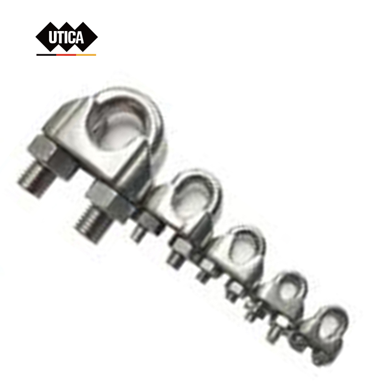 UTICA/优迪佧 不锈钢钢丝绳卡扣 钢丝绳配件 4mm GE70-400-2799 1只