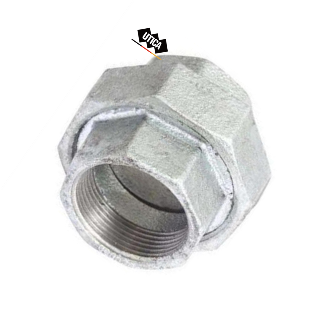 UTICA/优迪佧 镀锌铁活接 镀锌 1/2" 1.6MPa GE70-400-3203 1个