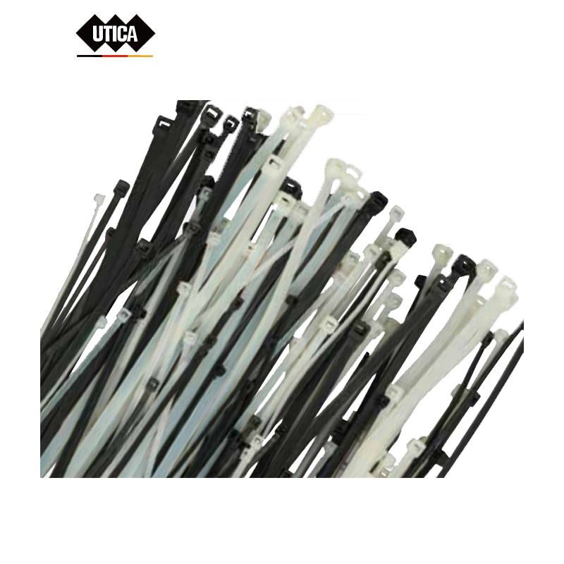 UTICA/优迪佧 标准尼龙电缆扎带 MT40-400-641 2.5mm 200mm 102mm 22.2kg 白色 85℃ MT40-400-641 1包