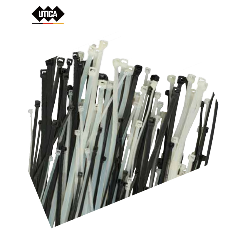 UTICA/优迪佧 标准尼龙电缆扎带 MT40-400-641 2.5mm 200mm 102mm 22.2kg 白色 85℃ MT40-400-641 1包