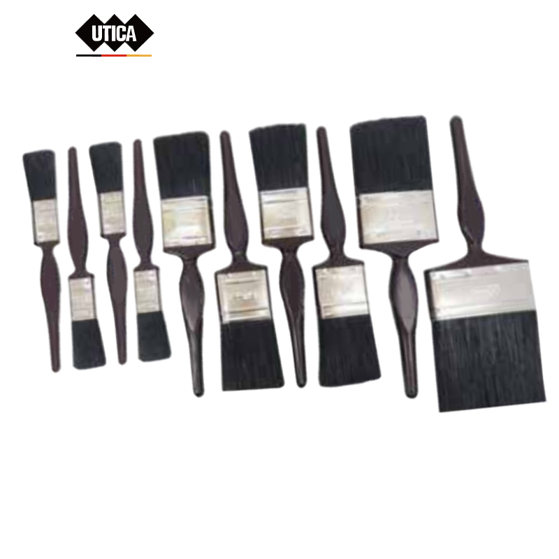 UTICA/优迪佧 工业级塑柄油漆刷 纯黑猪鬃 2.60kg 100mm MT40-400-730 1把