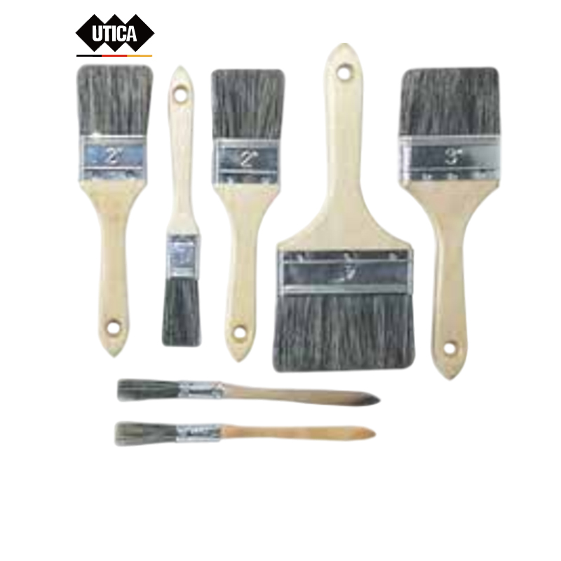 UTICA/优迪佧 木柄工业级维修刷 纯猪鬃 4“ 100g MT40-400-749 1把