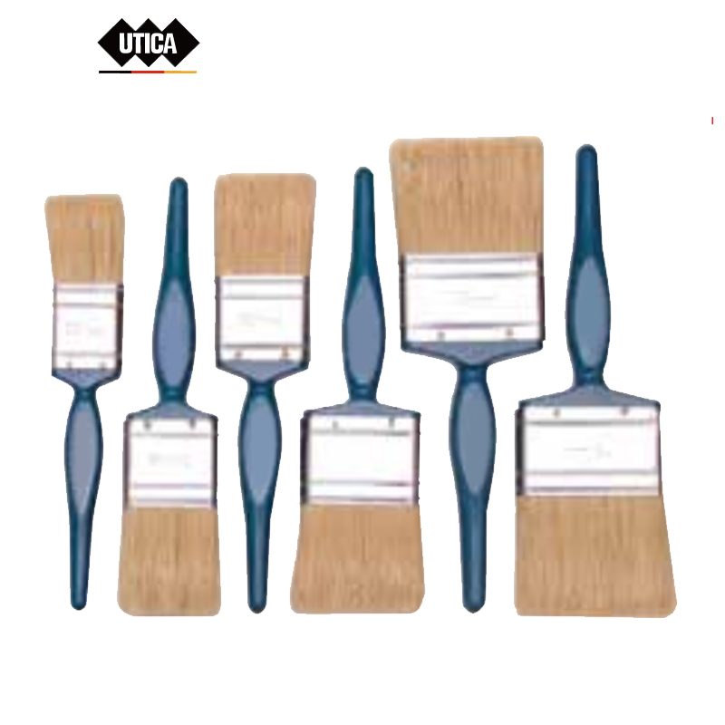 UTICA/优迪佧 维修级木柄油漆刷 纯猪鬃 6件套装 6件 330g MT40-400-759 1把