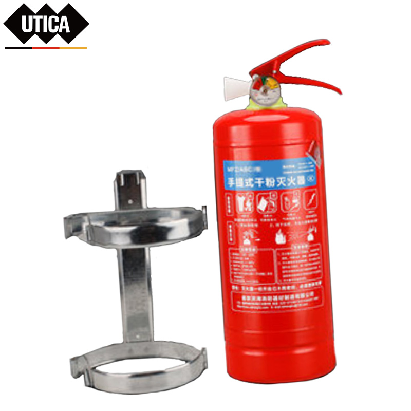 UTICA/优迪佧 消防手提式干粉灭火器3kg灭火器挂架  UT119-100-32 1件