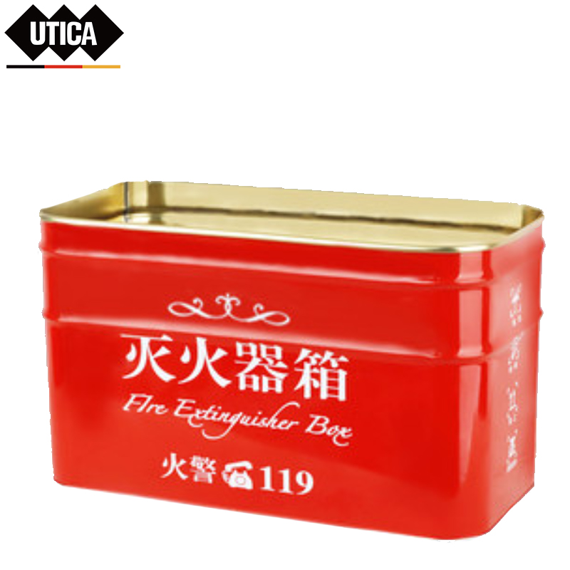 UTICA/优迪佧 灭火器箱子半截箱款 长31.8cm,宽17.8cm,高18.5cm 不锈钢 UT119-100-65 1件