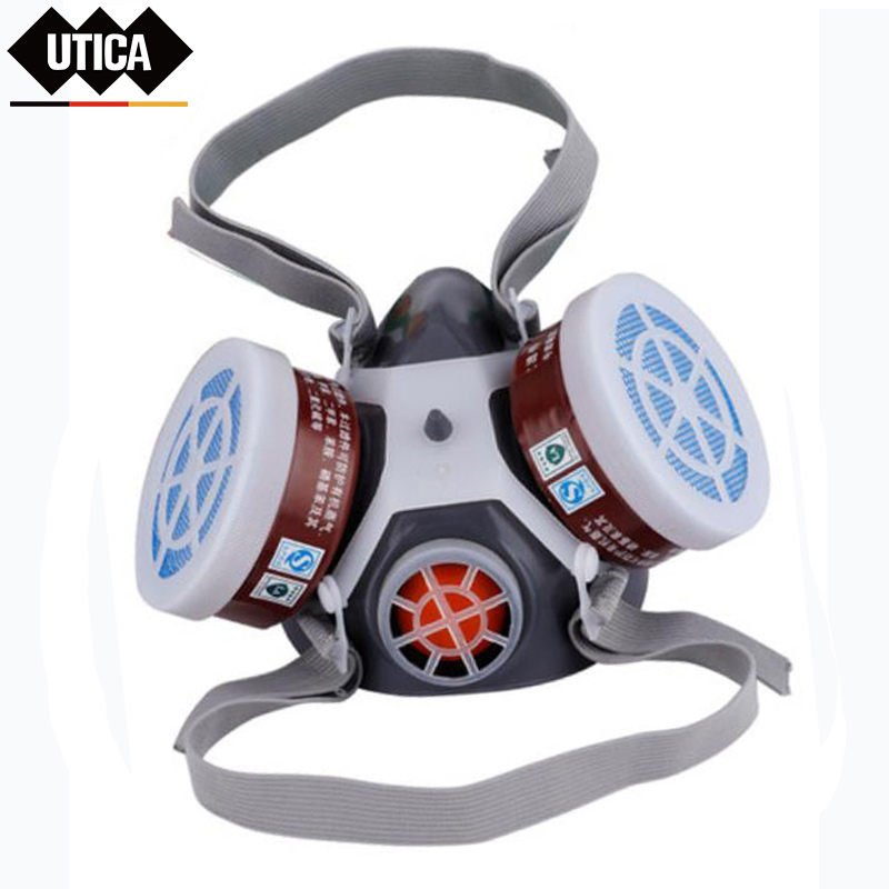 UTICA/优迪佧 消防402双罐面罩双搓面罩、2袋活性炭 TPE 均码 UT119-100-932 1件