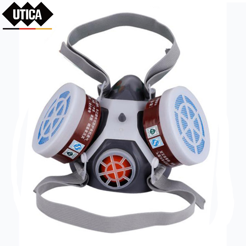 UTICA/优迪佧 消防402双罐面罩双搓面罩、2袋活性炭 TPE 均码 UT119-100-932 1件
