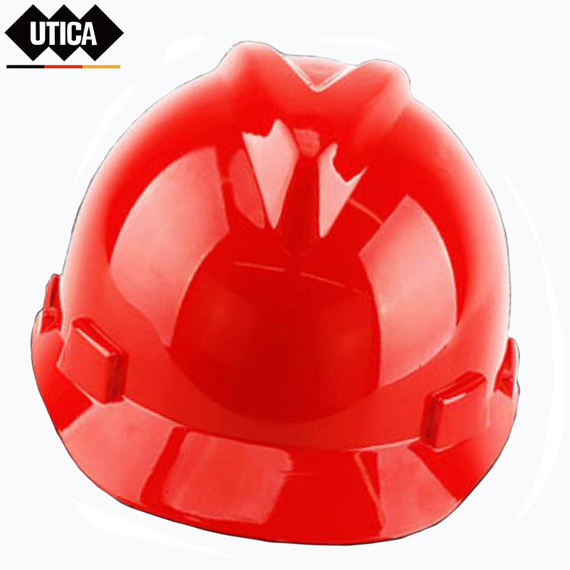 UTICA/优迪佧 消防PE-V字红色传统型安全帽 塑料 红色 是 UT119-100-982 1件