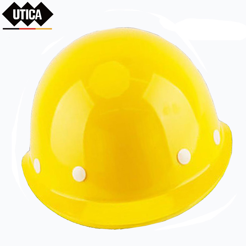 UTICA/优迪佧 消防PE黄色国际玻璃钢型安全帽 塑料 黄色 是 UT119-100-987 1件