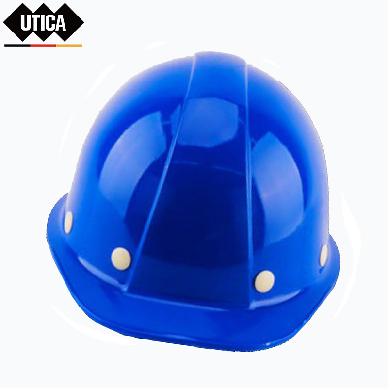 UTICA/优迪佧 消防PE-Y蓝色一字玻璃钢型安全帽 塑料 蓝色 是 UT119-100-990 1件