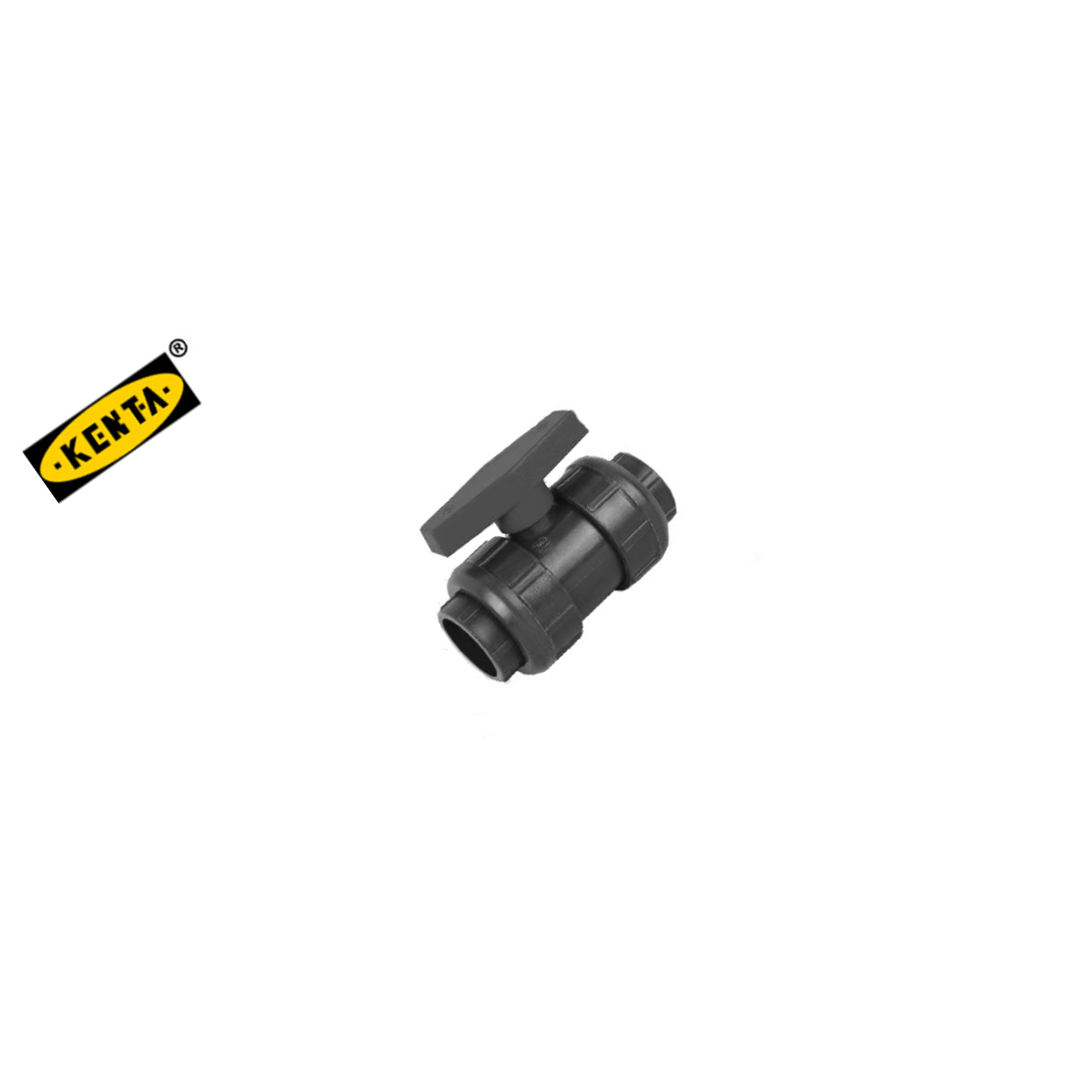 KENTA/克恩达 玻纤增强聚丙烯承插式球阀 其他 FRPP增强聚丙烯 双由令 DN25 10bar DK110-201-107 1个