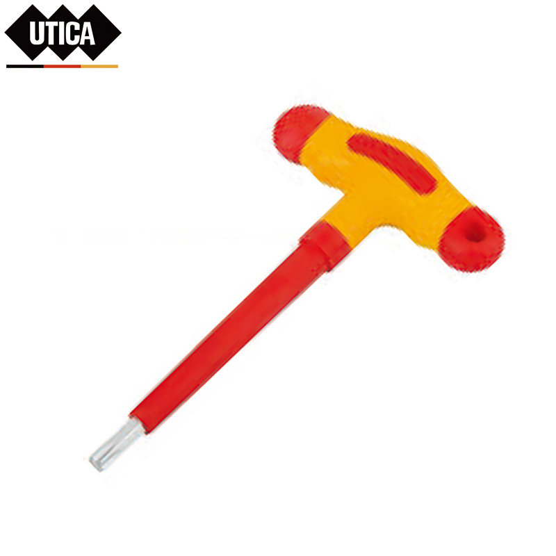 UTICA/优迪佧 耐高压绝缘T形梅花扳手 150mm S2合金钢 红黄双色 GE80-502-262 1把