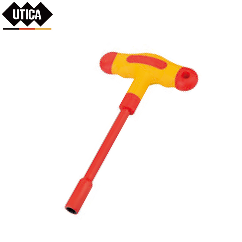 UTICA/优迪佧 耐高压绝缘T形套筒 9mm 200mm 50BV合金钢 红黄双色 GE80-502-274 1把