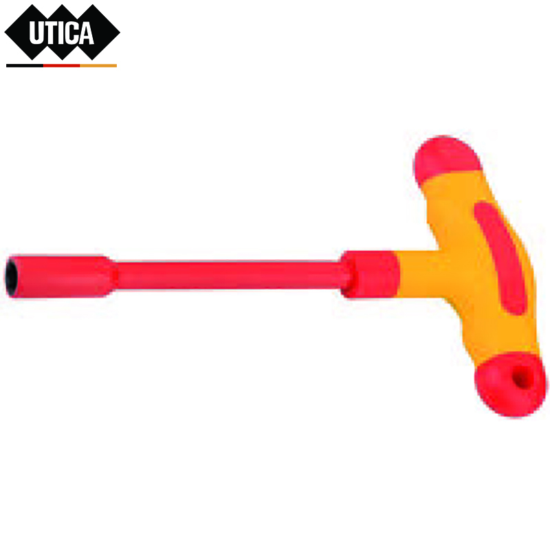 UTICA/优迪佧 耐高压绝缘T形套筒 12mm 200mm 50BV合金钢 红黄双色 GE80-502-277 1把