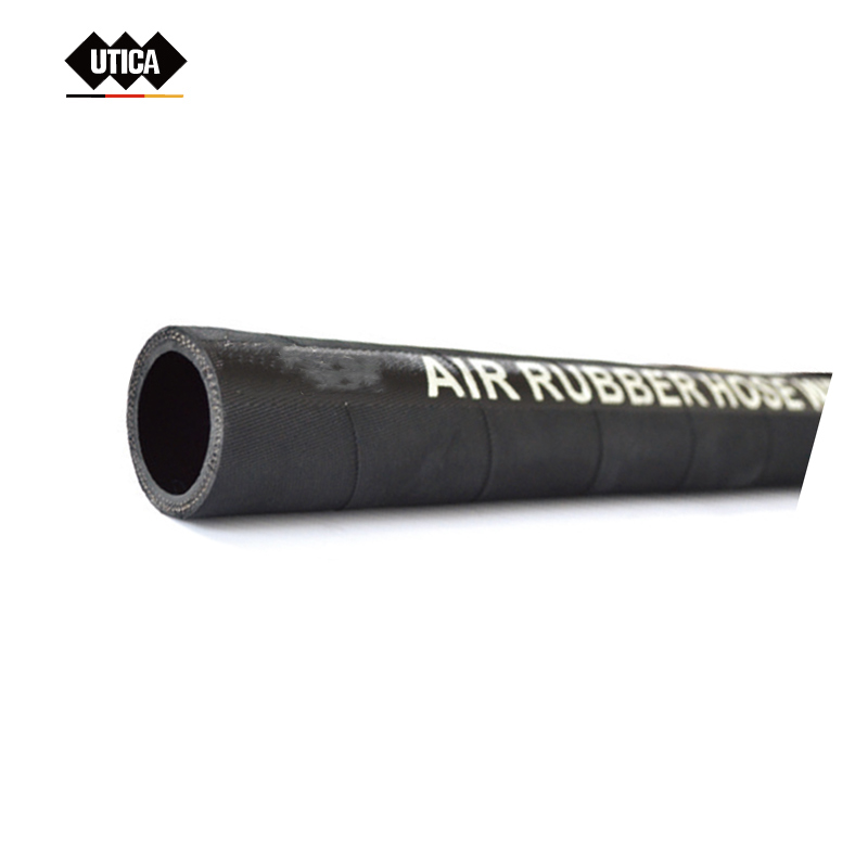 UTICA/优迪佧 帘线布纹面空压胶管 19±0.6 4层帘线 61±1% 黑色 20bar 橡胶 GE80-502-936 1米