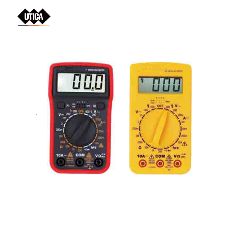 UTICA/优迪佧 袖珍数字万用表 200V/600V ±(2.0%+8) 200mV/2V/20V/200V/600V ±(0.6%+8) 200A/2A20MA/200MA/10A ±(2.0%+8) 200Ω/2KΩ/20KΩ/200KΩ/2MΩ ±(1.5%+8) 128*70*30mm GE80-503-72 1台