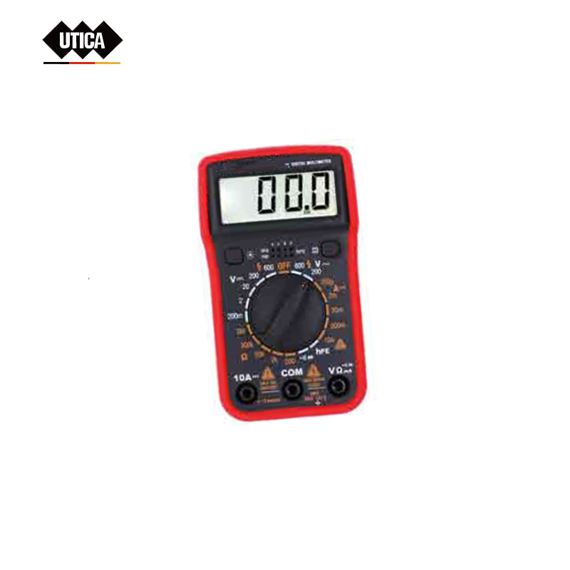 UTICA/优迪佧 袖珍数字万用表 200V/600V ±(2.0%+8) 200mV/2V/20V/200V/600V ±(0.6%+8) 200A/2A20MA/200MA/10A ±(2.0%+8) 200Ω/2KΩ/20KΩ/200KΩ/2MΩ ±(1.5%+8) 128*70*30mm GE80-503-72 1台