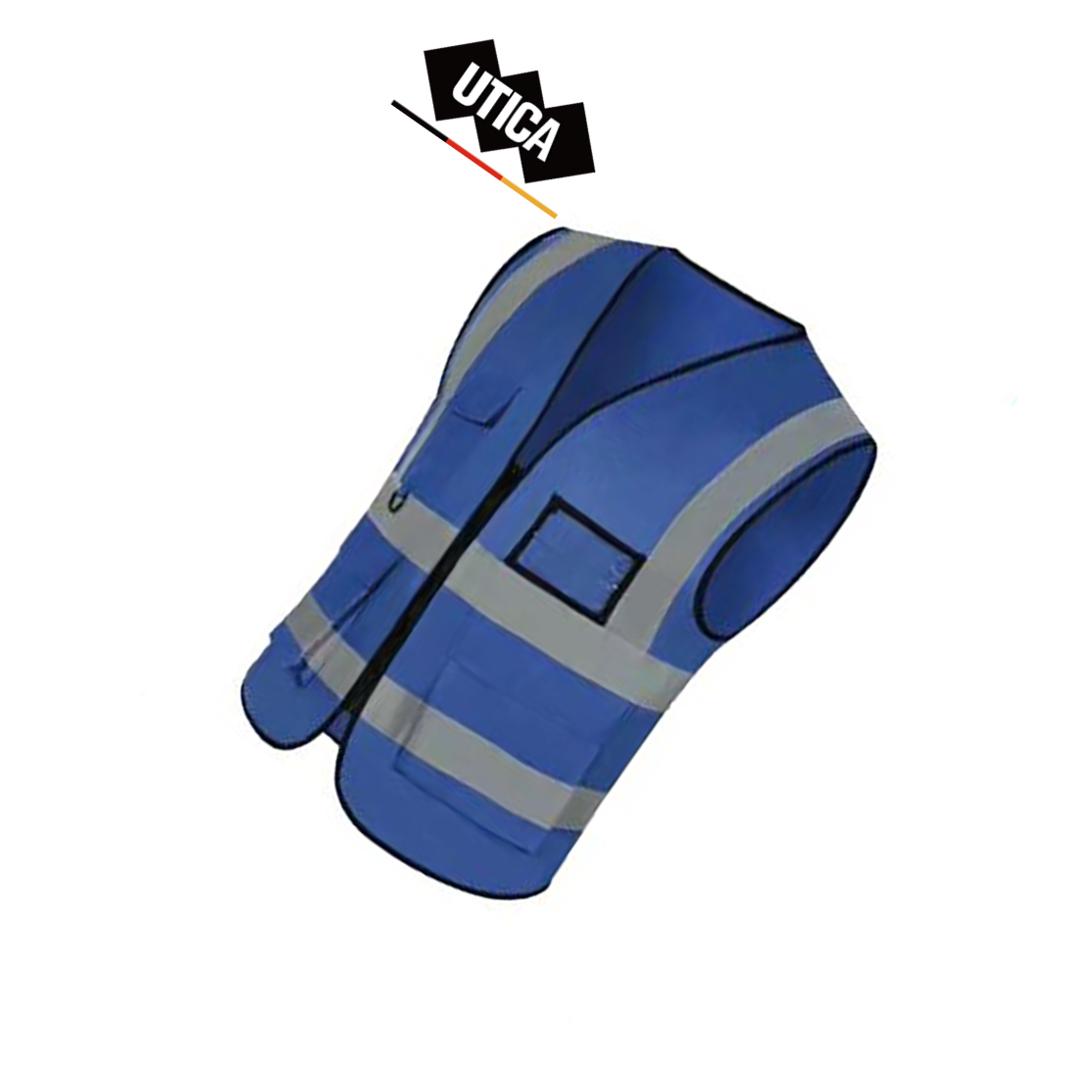 UTICA/优迪佧 多口袋马甲 均码 浅蓝 GE80-503-949 1件