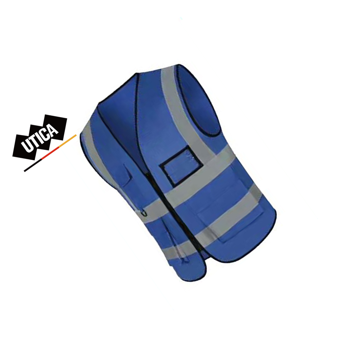 UTICA/优迪佧 多口袋马甲 均码 浅蓝 GE80-503-949 1件