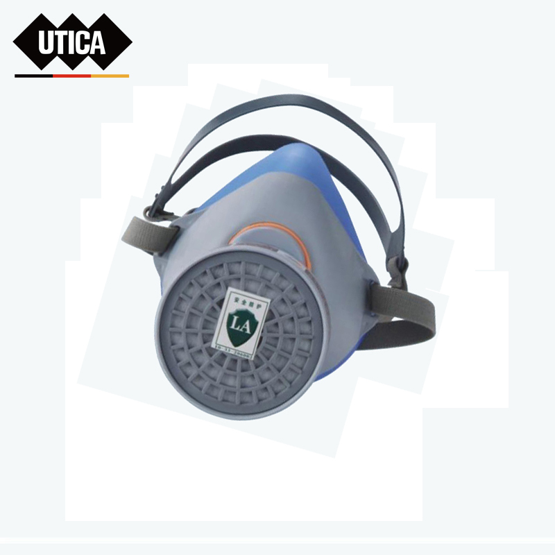 UTICA/优迪佧 自吸过滤式防毒面具 半面罩 白色透明 广泛 GE80-503-94 1个