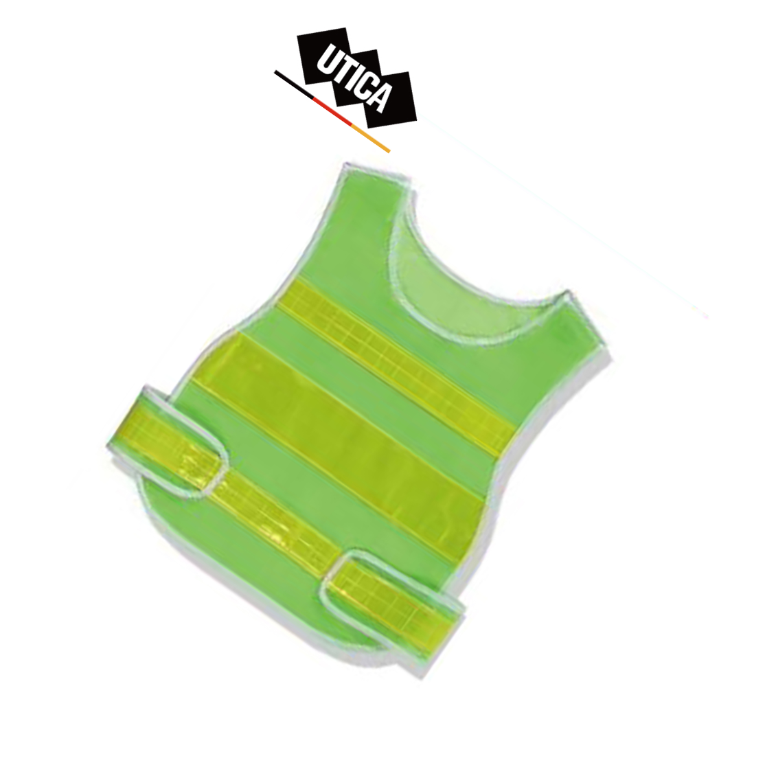 UTICA/优迪佧 葫芦款马甲 均码 荧光绿 GE80-503-959 1件