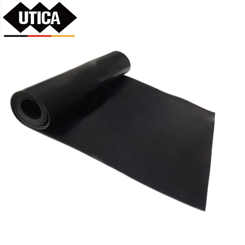 UTICA/优迪佧 黑色耐高压橡胶绝缘胶垫台垫脚垫 黑色 3mm（5.1公斤/m²） GE80-504-325 1米