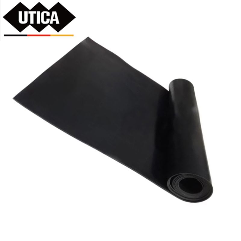 UTICA/优迪佧 黑色耐高压橡胶绝缘胶垫台垫脚垫 黑色 3mm（5.1公斤/m²） GE80-504-325 1米