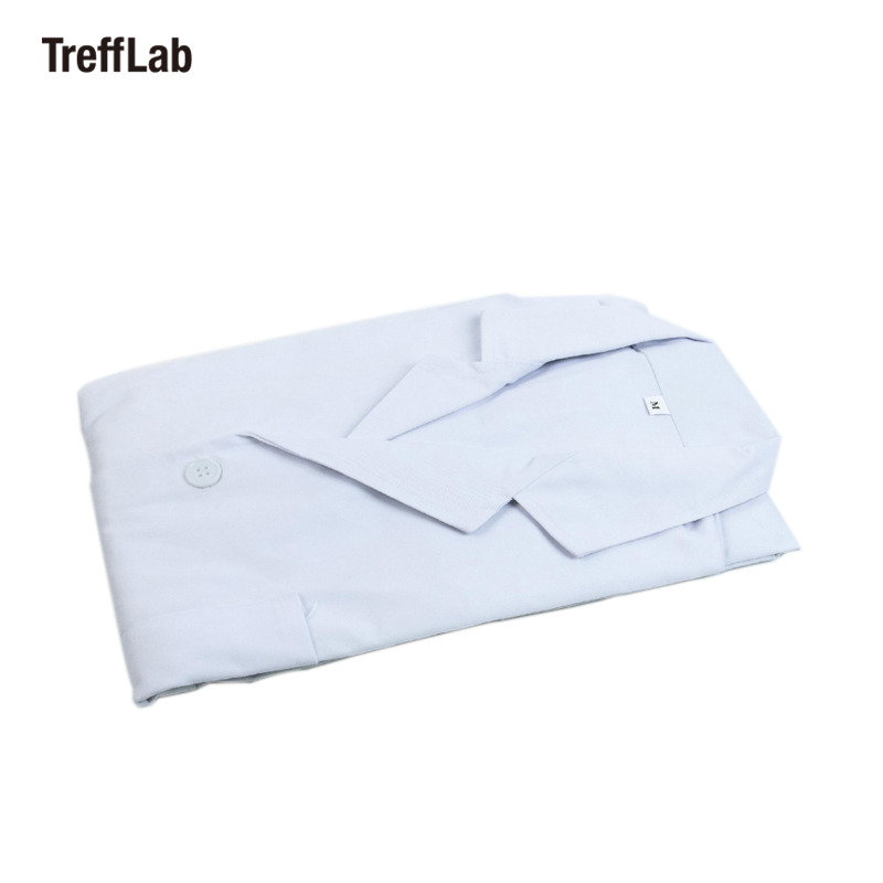Trefflab/特瑞夫 白大衣 白大褂 实验服 不束腰 XXXL码 白色 涤纶 96102338 1件