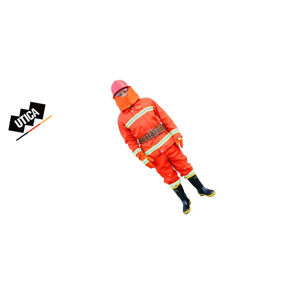 UTICA/优迪佧 消防服训练服97款单衣裤(桔色款)) 28cal/cm² S-3XL 橙色 阻燃面料、隔热毡等材料 UT119-100-1050 1件