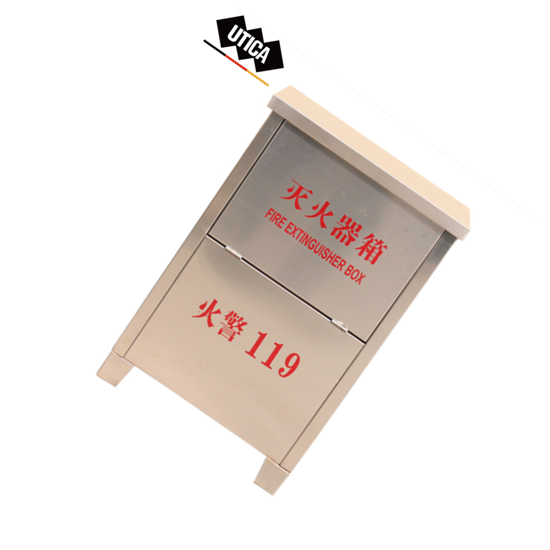 UTICA/优迪佧 消防304不锈钢3kg二氧化碳(空箱) UT119-100-344 3KG