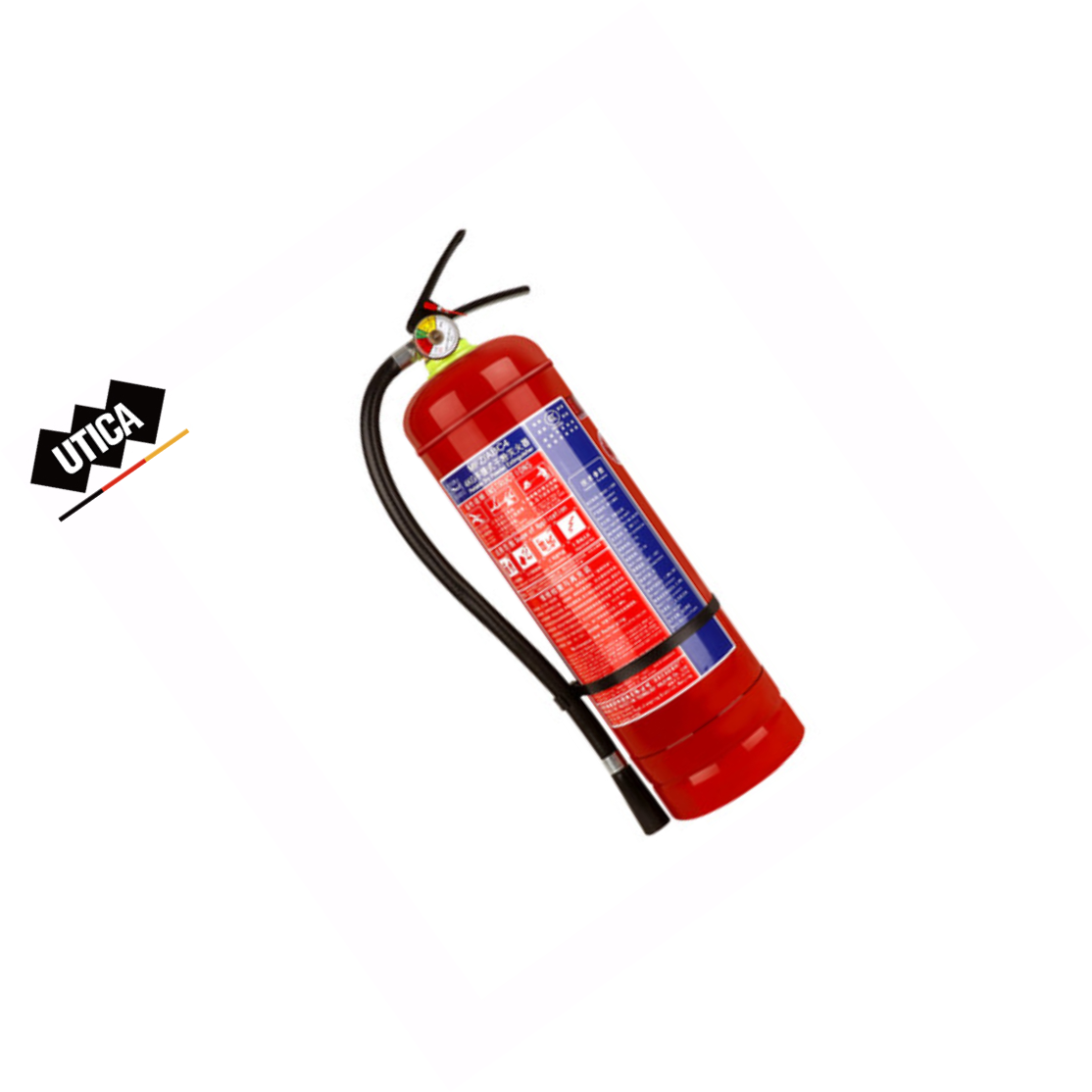 UTICA/优迪佧 消防干粉灭火器 2kg UT119-100-421 1件